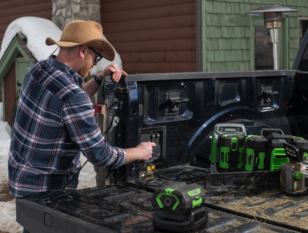 Ben Westby Plugging Generators into the Ford F-150 Lightning's Pro Power Onboard System